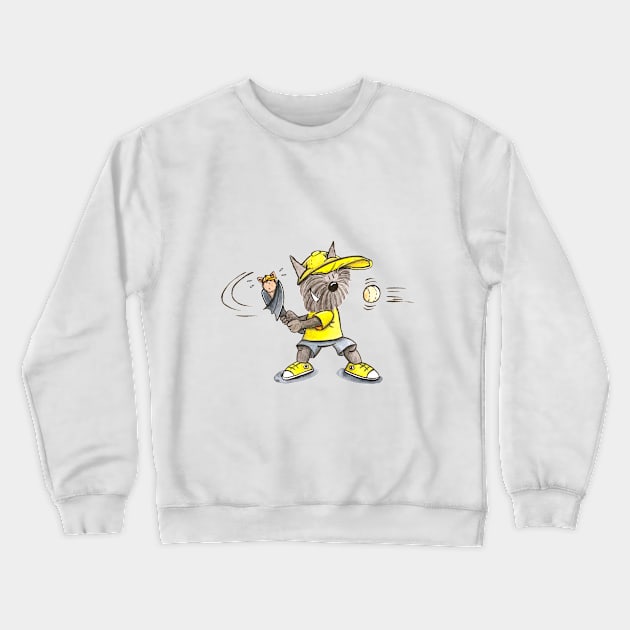 Baseball Bat! Crewneck Sweatshirt by Hallo Molly